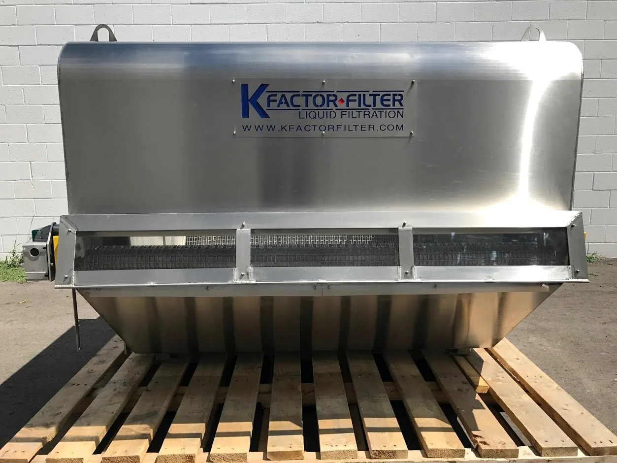 Stainless K Factor media filter completed for fabrication inspection