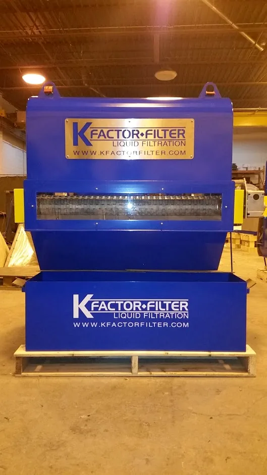 K Factor media filtration unit prepared for pilot testing